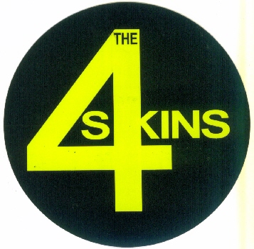 4 Skins-Gelb"Aufkleber"